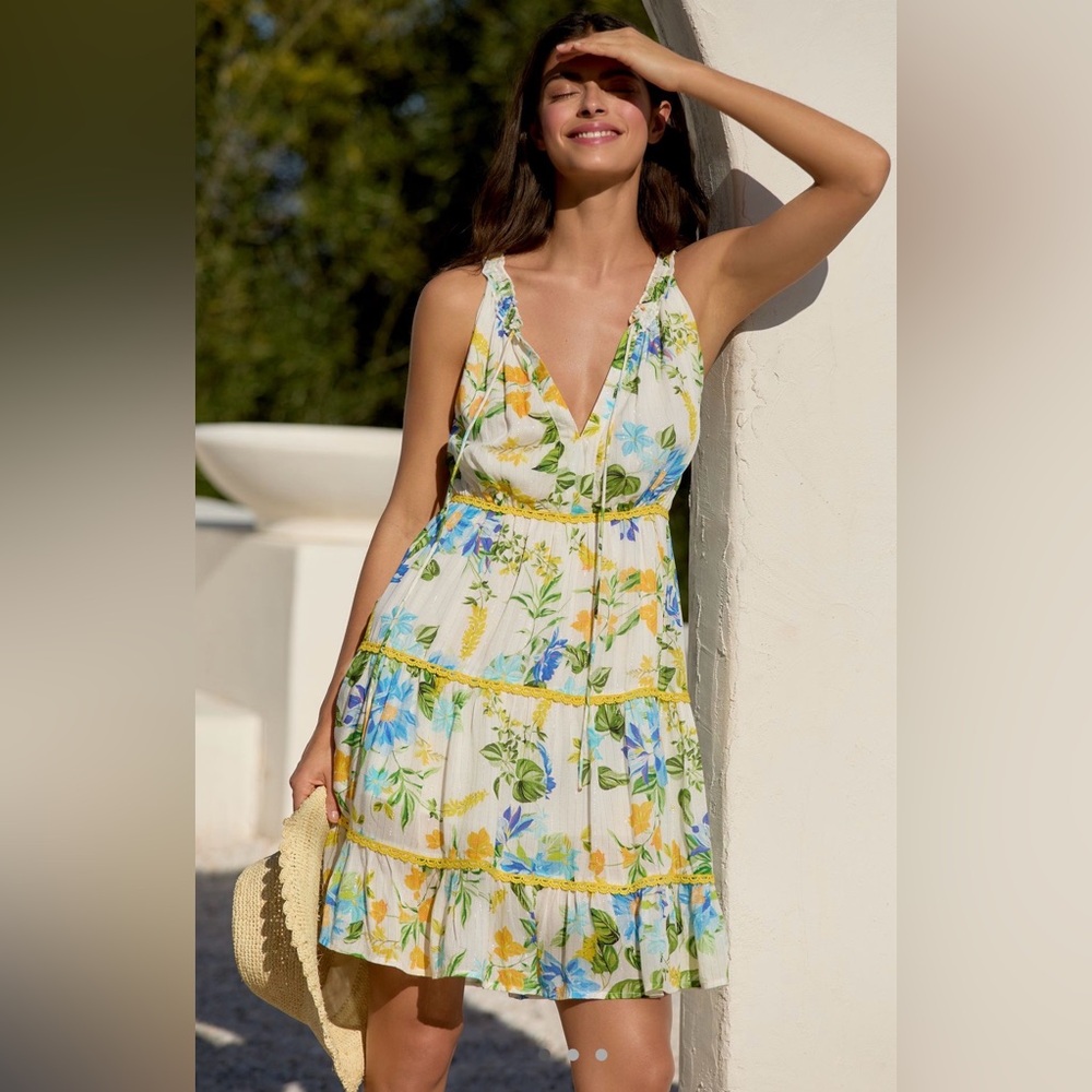 PQ Swim Floral Print Coverup Dress